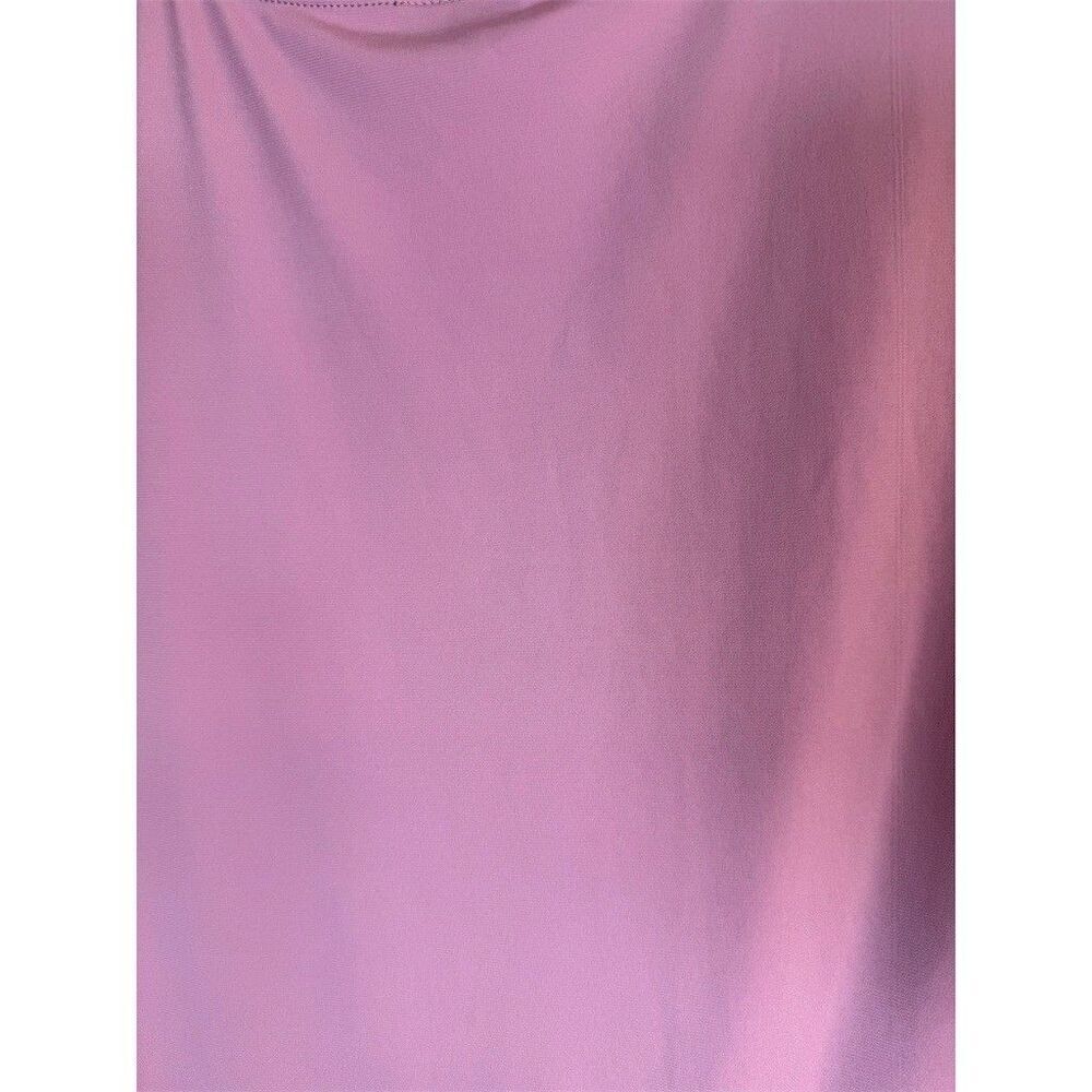Ann Taylor Factory Blouse Womens Size M Purple V-Neck Peplum Top - Picture 8 of 8